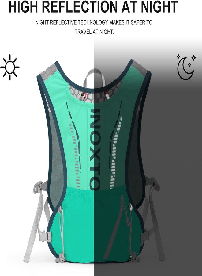 INOXTO Hydration Vest Backpack,Lightweight Insulated Pack with 1.7L Water Bladder Bag Daypack for Hiking Trail Running Cycling Race Marathon for Women Men - Image 5