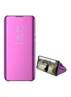 Flip Cover Clear View Full Protaction Without Sensor For Samsung galaxy A25 - Purple