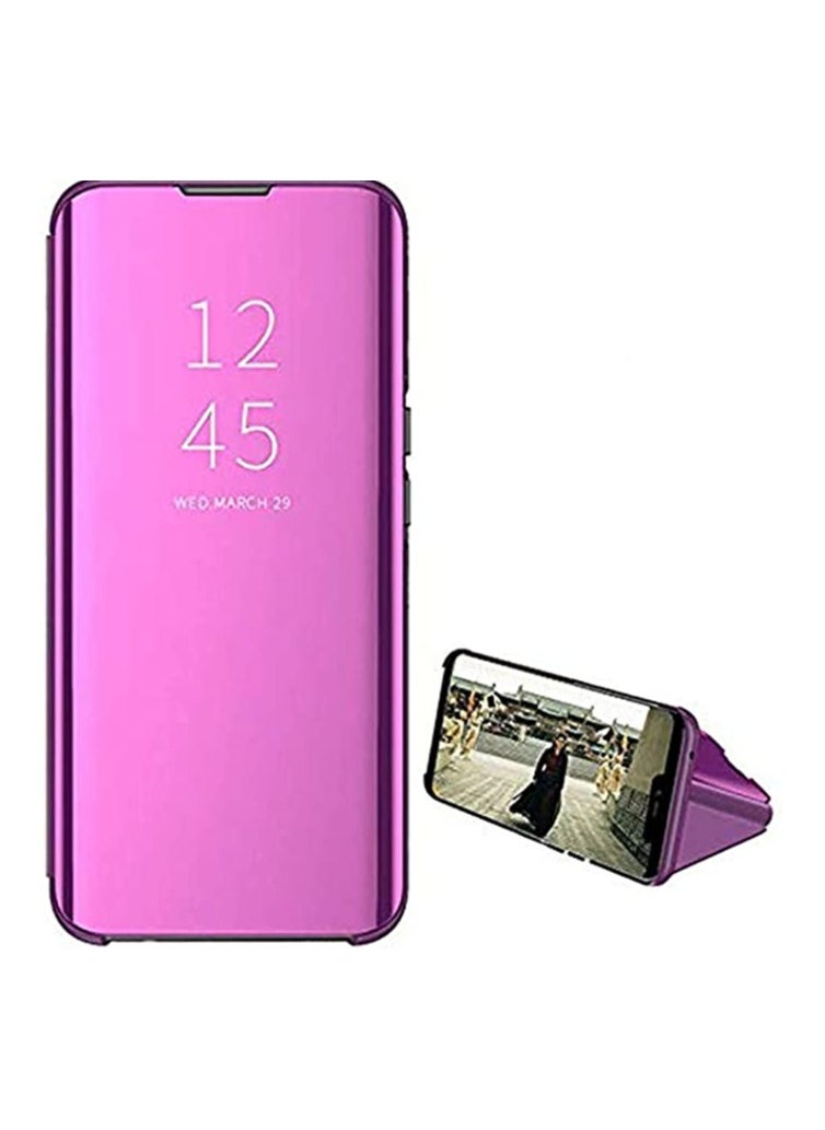 Generic - Flip Cover Clear View Full Protaction Without Sensor For Samsung galaxy A25 - Purple - Image 1