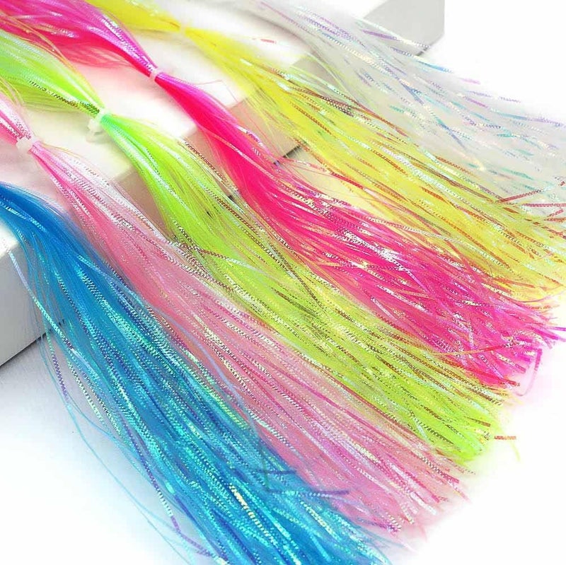 XFISHMAN Fly Tying Materials 12 Colors Krystal Flash Ripple Flashabou Flies Fishing Lure Making Supplie - Image 1