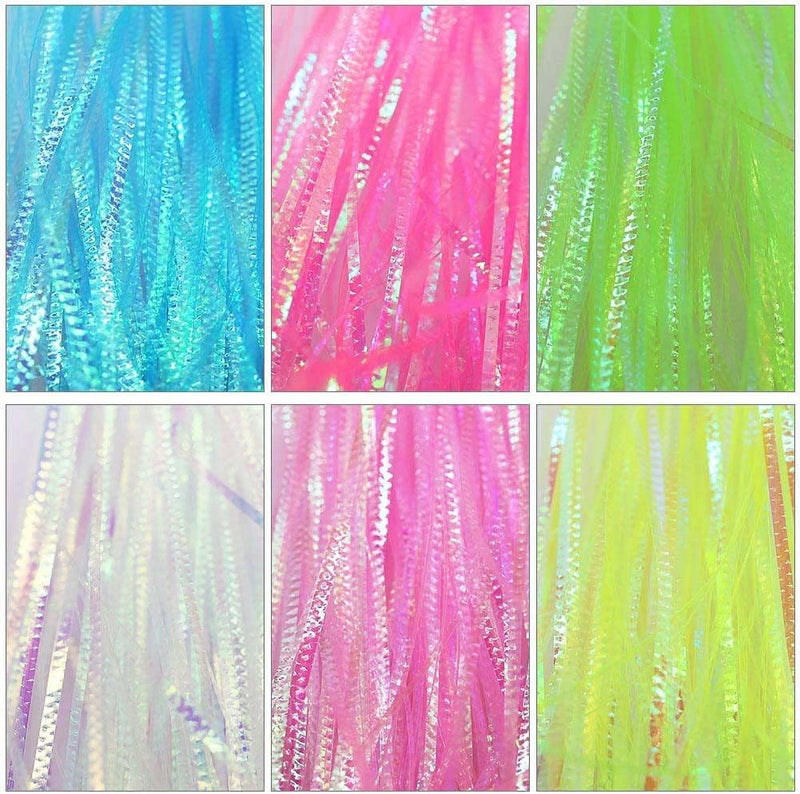 XFISHMAN Fly Tying Materials 12 Colors Krystal Flash Ripple Flashabou Flies Fishing Lure Making Supplie - Image 3