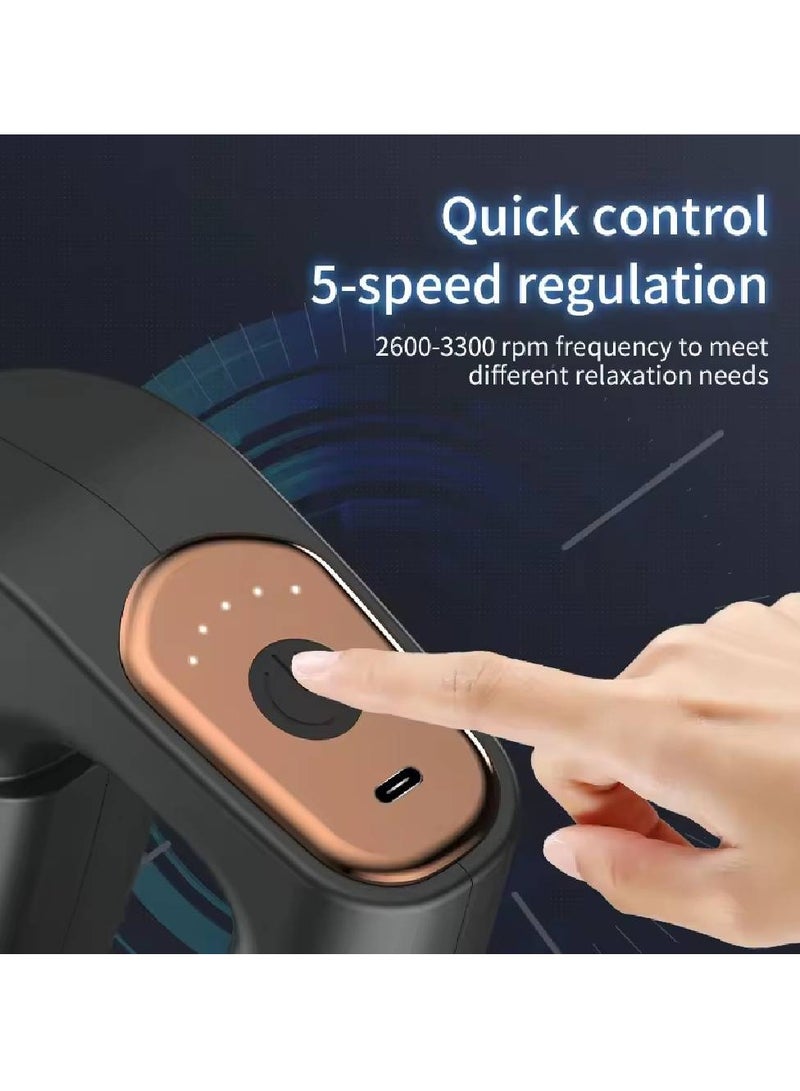 Generic Electric High Frequency Deep Tissue Massage Belt Slimming Vibration Body Massager Massage Gun Belt  - Image 3