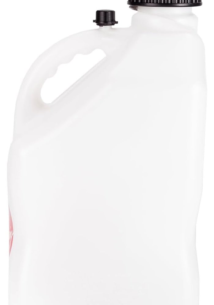 VP Racing 5.5 Gallon Motorsport Racing Liquid Container Utility Jug with Contoured Handle and Rubber Gaskets, White - Image 4