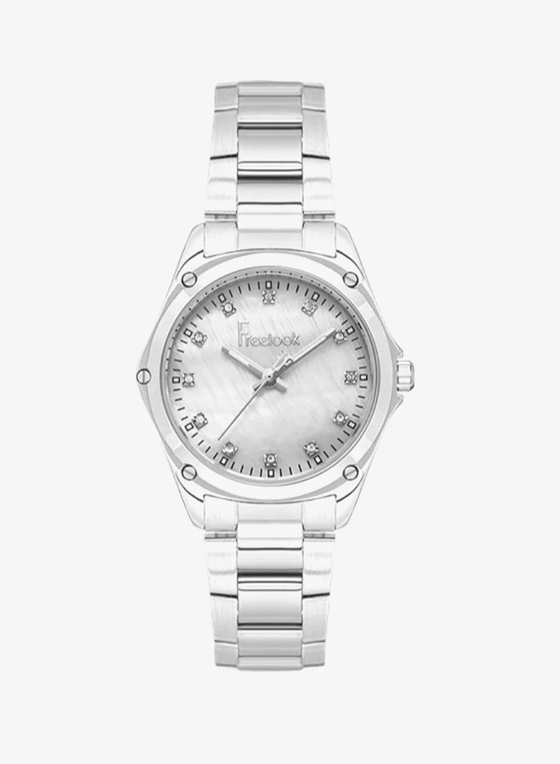 Freelook Paris Freelook - Jolie Women's Watch | Steel Case | Stainless Steel Band | Blue & Round Dial | Analog | Japanese Quartz | Mineral Glass | Premium Luxury Watch | Ideal Gift | Water Resistant 50 Meters