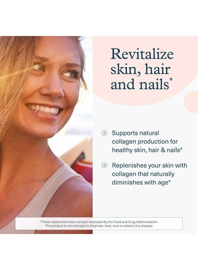 youtheory مسحوق الكولاجين - مكمل كولاجين فاخر مع فيتامين C وبيوتين - يدعم صحة الشعر والأظافر والبشرة والمفاصل* - خالي من الألبان وفول الصويا والغلوتين - فانيليا، 0.27 أونصة (21 عبوة) - Image 3
