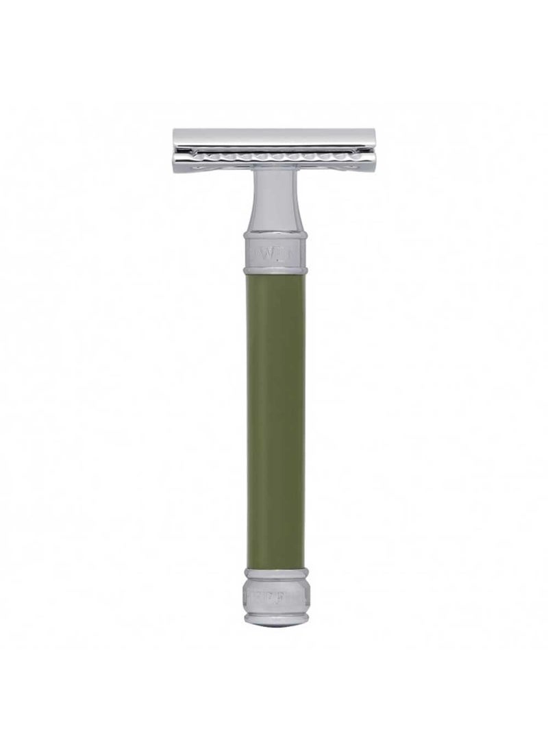 Edwin Jagger Edwin Jagger Double Edged Safety Razor Long Handle  93mm 37 Green 