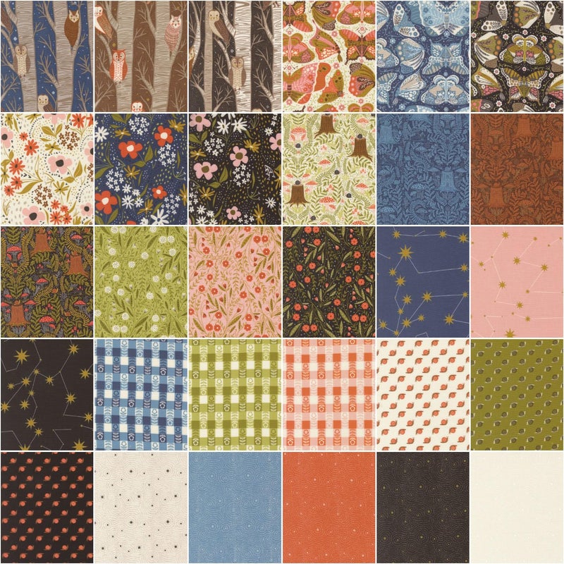 Moda Fabrics Moda - Night Owl Layer Cake by Gingiber 42 pcs - Image 2