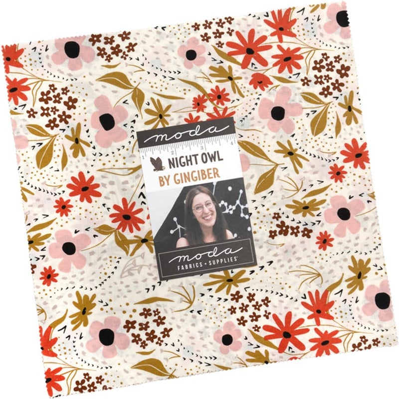 Moda Fabrics Moda - Night Owl Layer Cake by Gingiber 42 pcs - Image 1