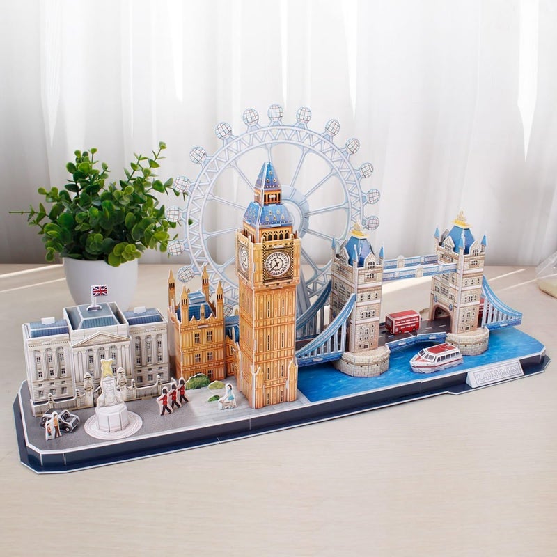 كيوبيك فن CubicFun 3D Puzzles City Line London 107 Pieces - Image 4