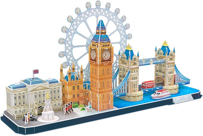 كيوبيك فن CubicFun 3D Puzzles City Line London 107 Pieces - Image 1