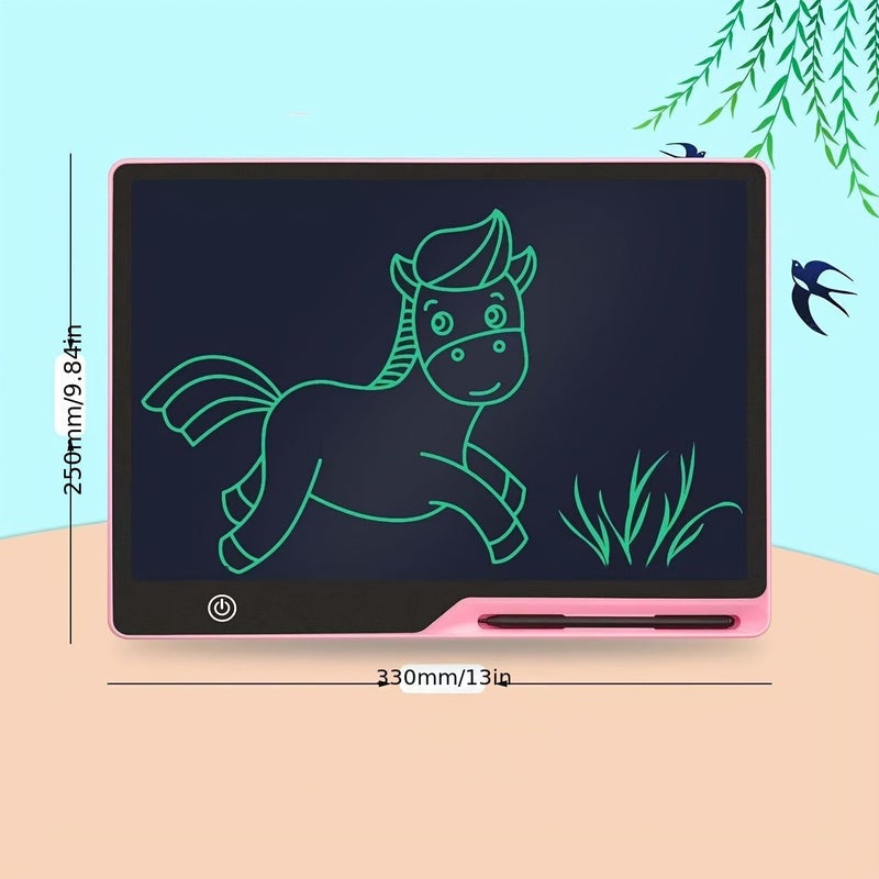 16 بوصة 41 سم لوح كتابة LCD أسود قابل للشحن عبر USB هدية تعليمية لعيد الميلاد هدية عيد الفصح شحن من نوع C - Image 5