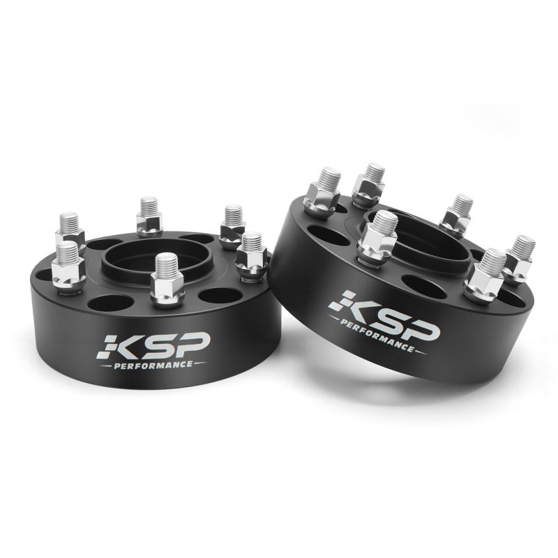 KSP PERFORMANCE KSP 6x5.5 Wheel Spacers 2 Inch for Silverado 1500 Sierra 1500, 6x139.7 M14x1.5 Studs 78.1mm Hub Bore Forged Spacer fits Yukon XL, Tahoe, Escalade Avalanche,2pcs - Image 1