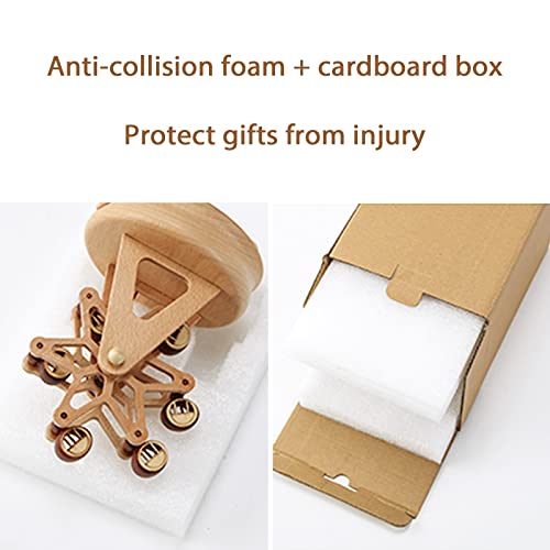 ROSIKING Classical Music Box Revolve Musical Boxes Christmas Birthday Valentine's Day Gifts for Lover, Boyfriend, Girlfriend, Husband, Wife Plays Can't Help Falling in Love - Image 5