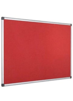PARTNER 45X60cm Size Felt Bulletin Board Red 