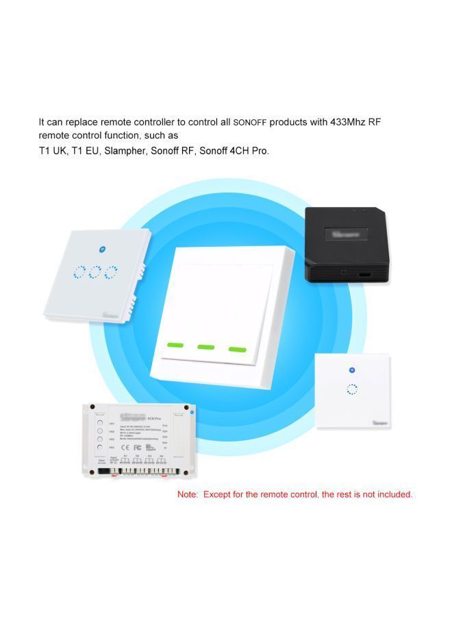 NIBEMINENT 4-Piece 3-Gang Light Switch Set White - Image 2