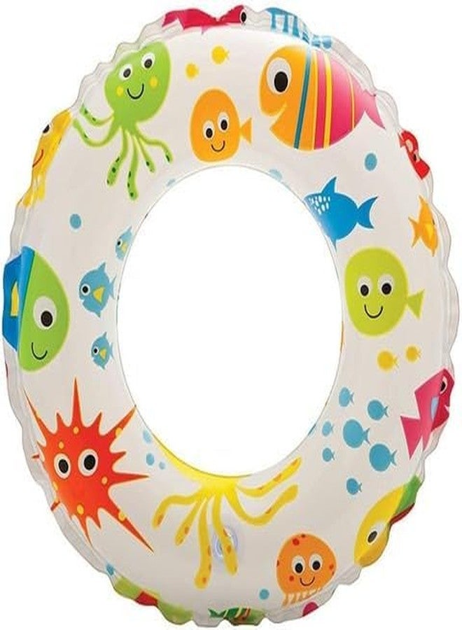 RENARSH Swimming Ring Swim Tube for Kids Swimming Ring for Girls and Boys Swimming Tube Inflatable (24 inch Tube) - Image 2
