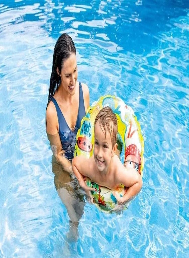 RENARSH Swimming Ring Swim Tube for Kids Swimming Ring for Girls and Boys Swimming Tube Inflatable (24 inch Tube) - Image 4