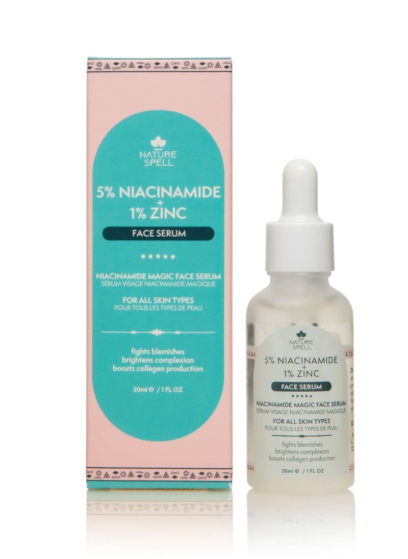 Nature Spell - Face Serum to Minimize Pores with Niacinamide and Zinc 30ml - Image 1