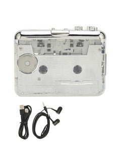 Cassette Player Cassette Tape To MP3 Player with 3.5mm Headphone Jack Compatible with for OS X and PC