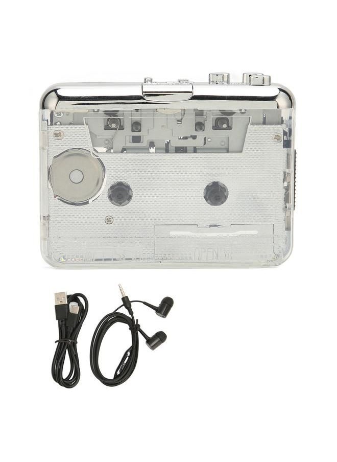 Arabest - Cassette Player Cassette Tape To MP3 Player with 3.5mm Headphone Jack Compatible with for OS X and PC - Image 1