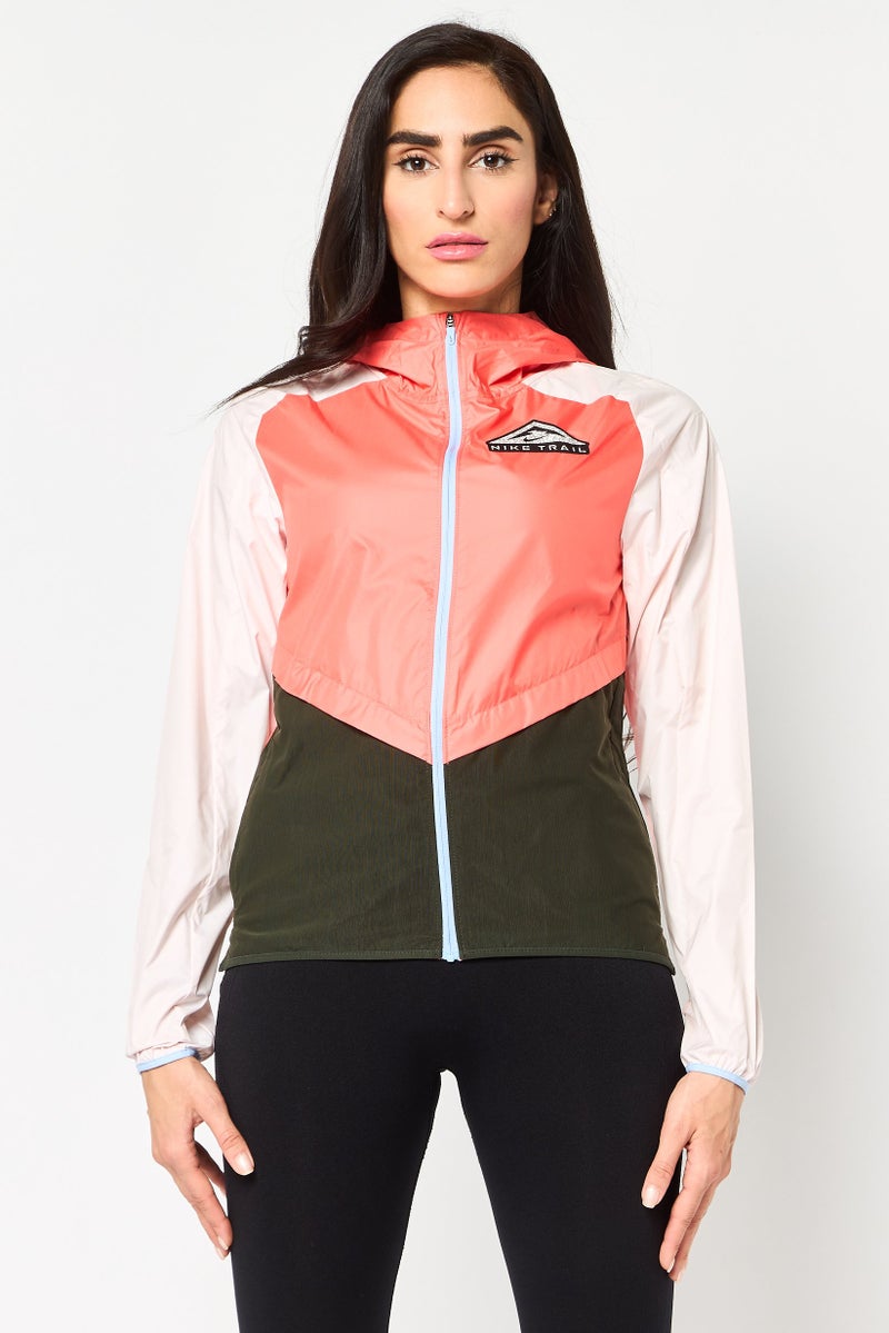 Nike Women Storm Fit Long Sleeve Hiking Jacket, Multicolor - Image 1