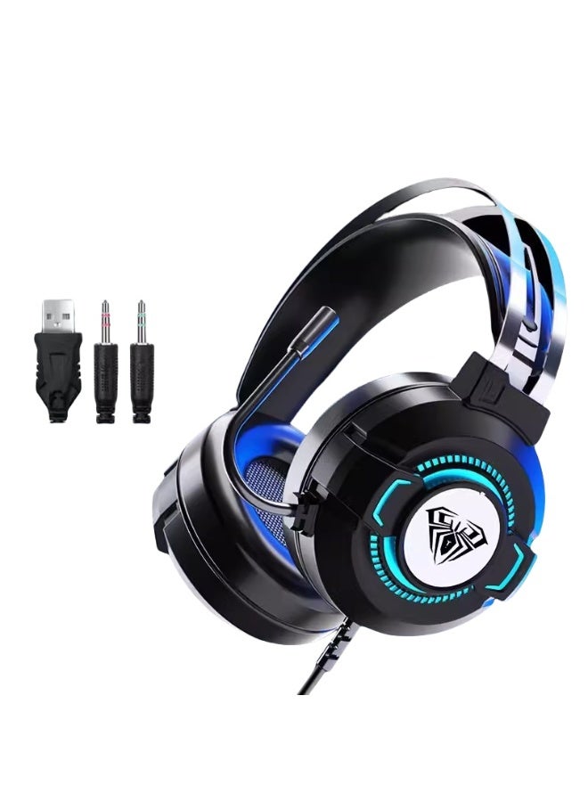 KUYING New Foldable Heavy Bass Head Mounted Wired Earphones 