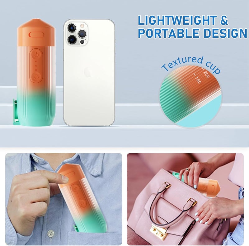houscly Budget global standard quality Portable Water Flosser for Teeth Travel Mini Small Water Flosser Compact Electric Oral Irrigator Dental Flossing for Teeth Cleaning Cordless Advanced Tonsil Stone Kids Adults Braces Multi-use detailed build - Image 2