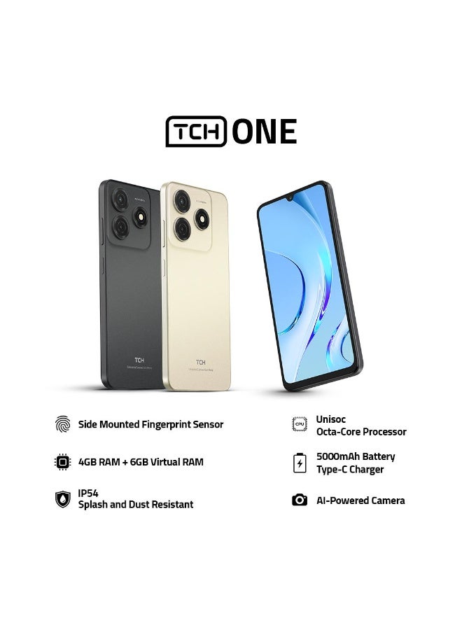 TCH ONE SMARTPHONE BEIGE 4GB RAM 64GB ROM - (UAE Version) - Image 2
