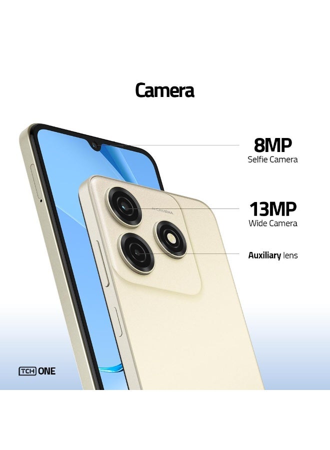 TCH ONE SMARTPHONE BEIGE 4GB RAM 64GB ROM - (UAE Version) - Image 3