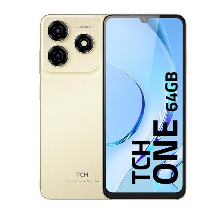 TCH ONE SMARTPHONE BEIGE 4GB RAM 64GB ROM - (UAE Version) - Image 1
