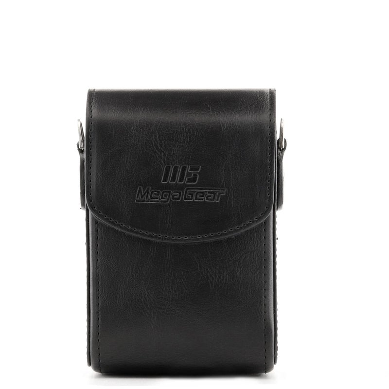 MegaGear MG766 Leather Camera Case with Strap compatible with Canon PowerShot G7 X Mark III G7 X Mark II G7 X Black - Image 2