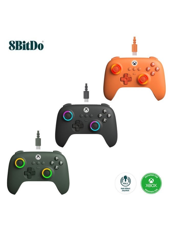 8Bitdo Orion Light Chaser Wired Controller for Xbox with Hall Effect Joysticks and Triggers, RGB Lighting Fire Ring, Compatible with Xbox Series X|S, Xbox One, Windows 10/11 - Image 5