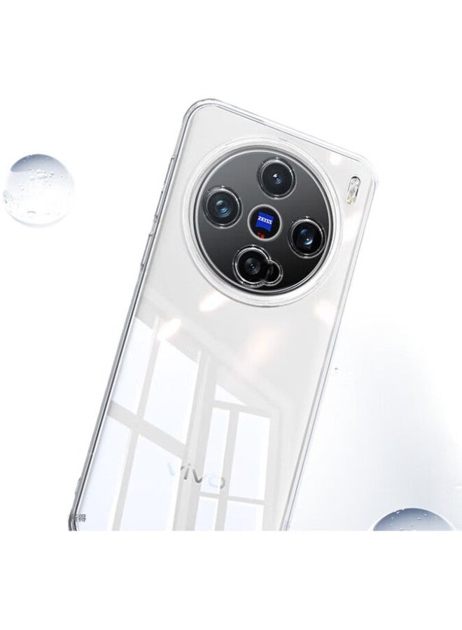 KOOLIFE غطاء هاتف Koolife لهاتف Vivo X200Pro Mini، غطاء هاتف Vivo X200Pro Mini، حماية كاملة للعدسة، غطاء شفاف ناعم صديق للبشرة، غطاء خلفي مقاوم لبصمات الأصابع - Image 1