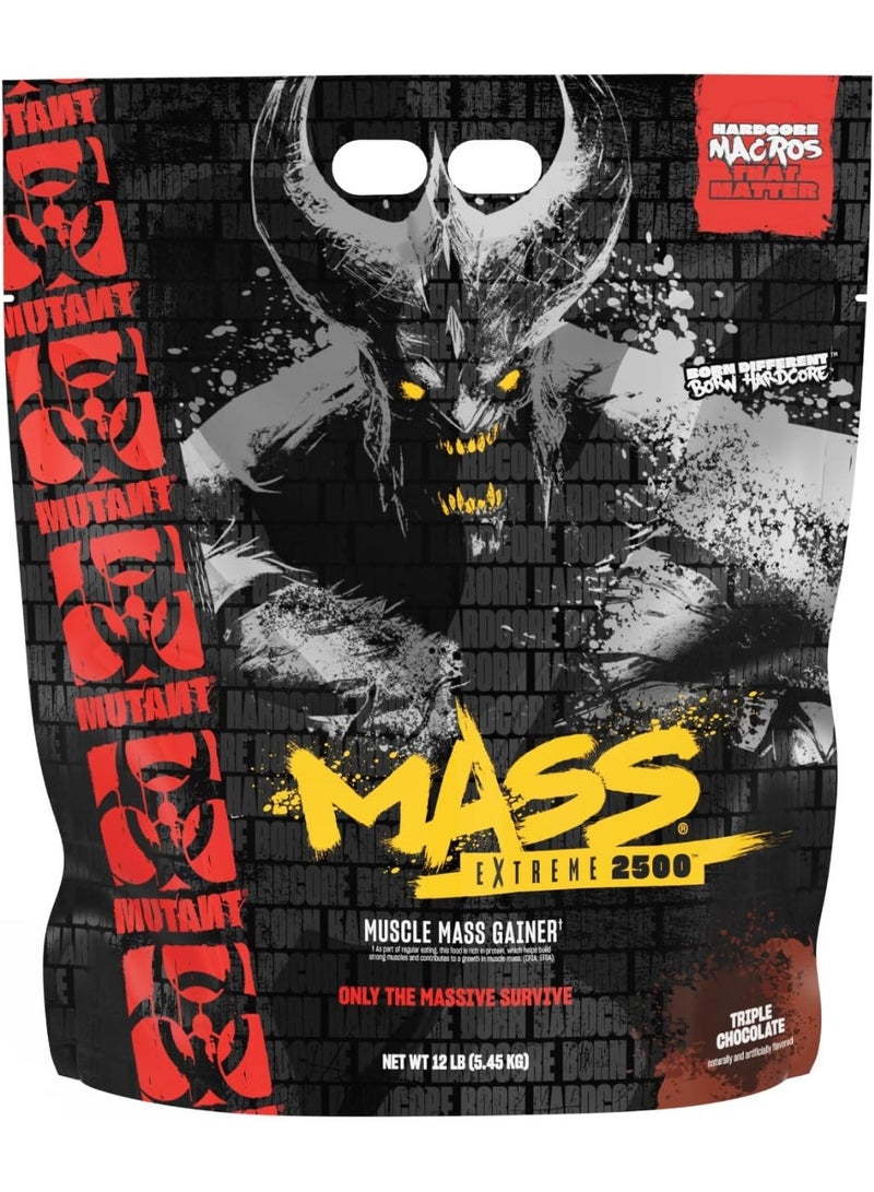 ميوتانت ماس إكستريم 2500 تريبل شوكولاتة 12 رطل - Image 1