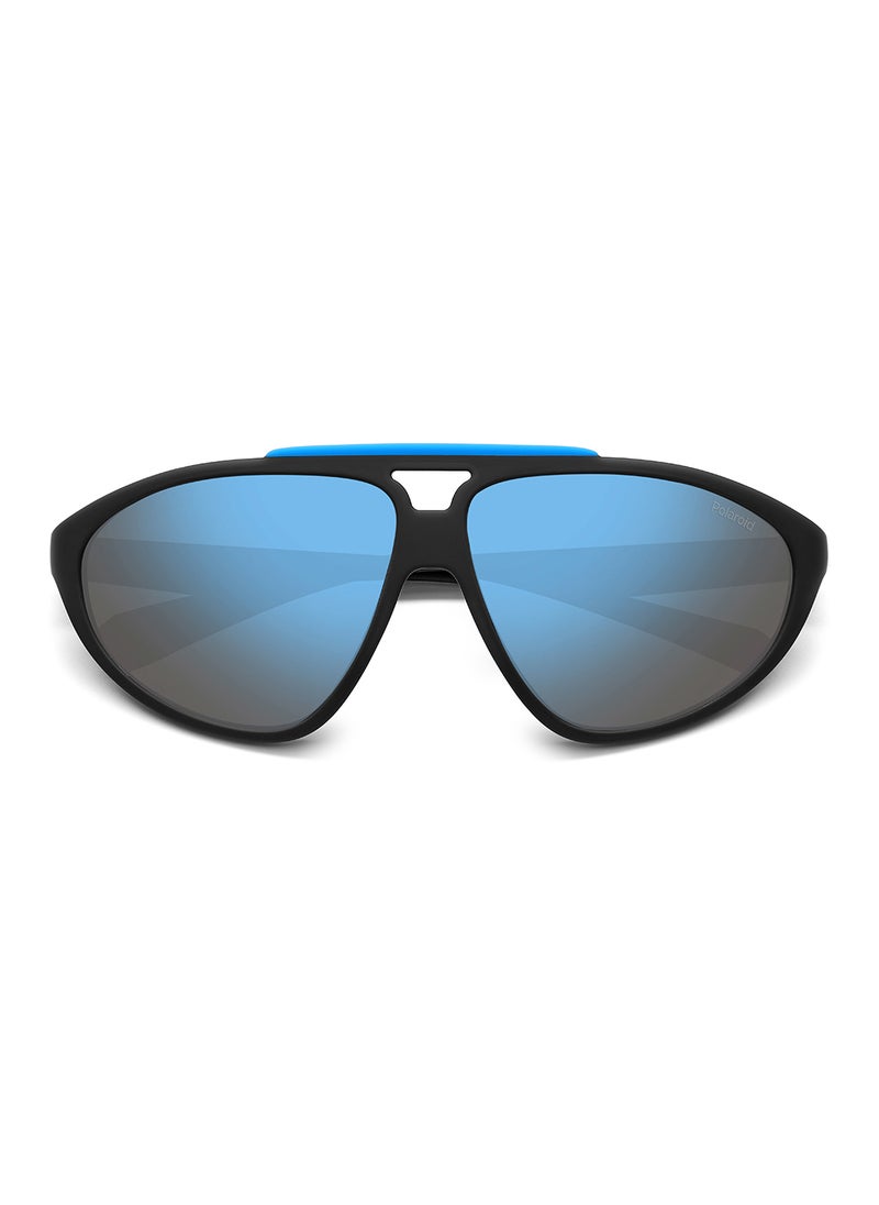 Polaroid Unisex Polarized Rectangular Sunglasses - Pld 2151/S Black Millimeter - Lens Size: 62 Mm  - Image 4