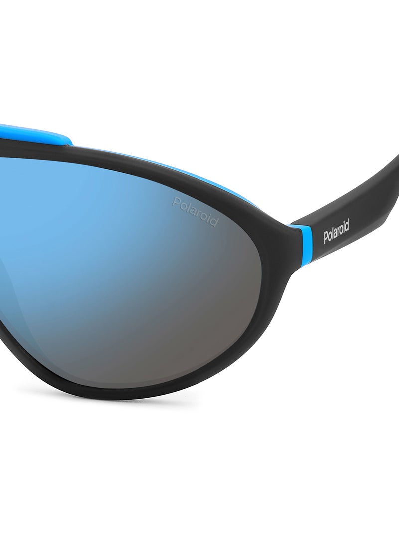 Polaroid - Unisex Polarized Rectangular Sunglasses - Pld 2151/S Black Millimeter - Lens Size: 62 Mm - Image 1