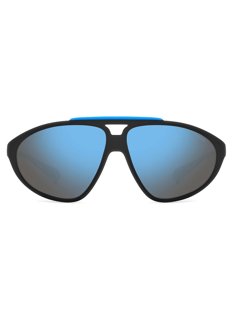 Polaroid Unisex Polarized Rectangular Sunglasses - Pld 2151/S Black Millimeter - Lens Size: 62 Mm  - Image 3