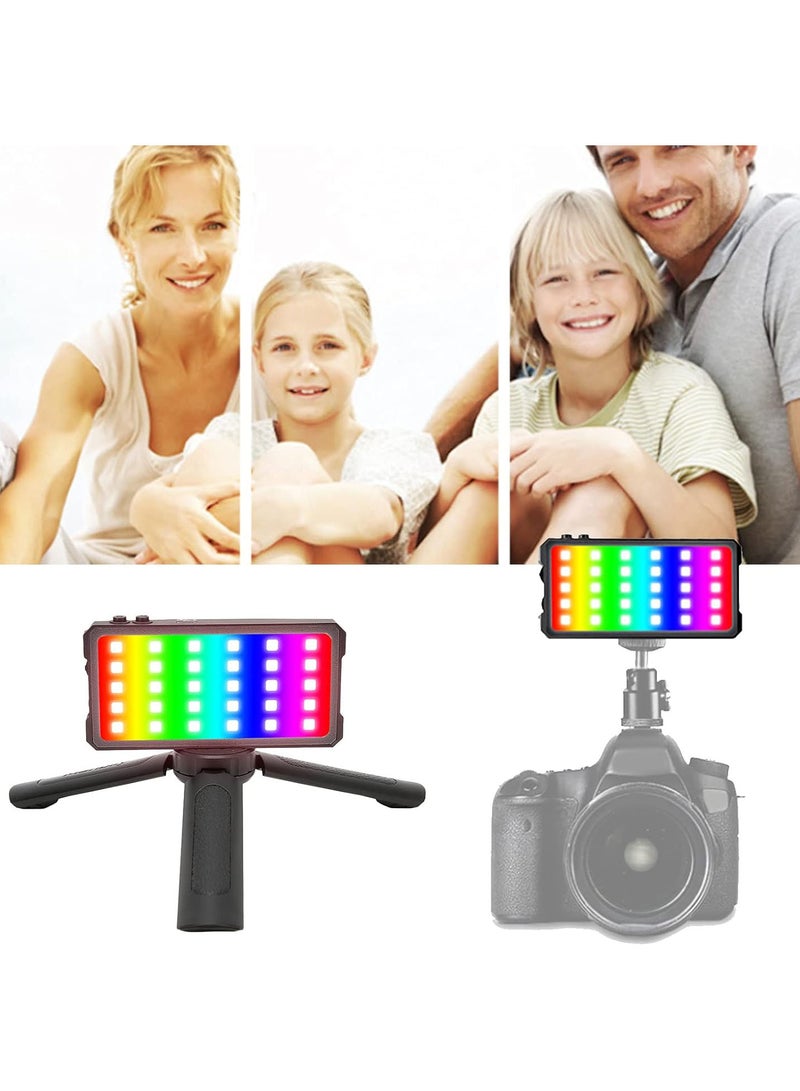 GGOOT Portable Camera Light, ABS Material Full Color Camera Light Wide Application CRI95+ Various Modes for Live Show for Video Taking for Special Shooting - Image 4