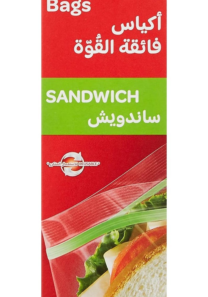 Diamond Ultra Strong Sandwich Bags - 20 Count (16.5 cm x 14.9 cm) - Image 5
