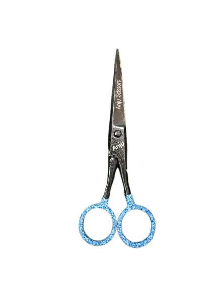 Multipurpose Scissors Set Set of 4 Stainless Steel Sky Blue colour Scissors for Household Home Kitchen Pack of 4  - Image 3