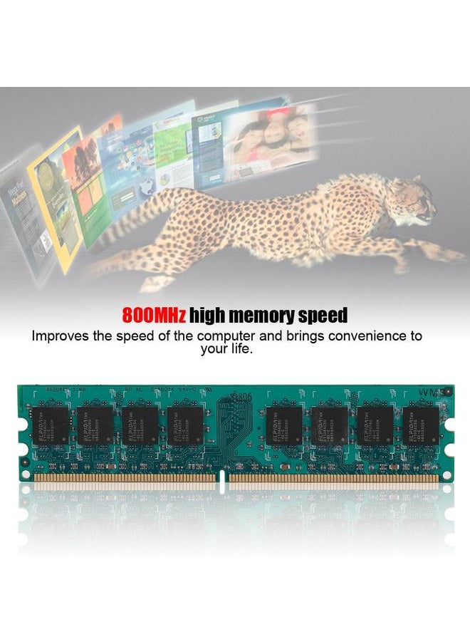 Thoraya DDR2 2GB 800MHz Memory Ram 184Pin Dual Channel Memory Module for Desktop PC  - Image 2