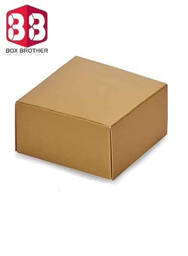 Box Brother 3 Ply Brown Flap Corrugated Packaging Box Size: 6x4x2 Length 6 inch Width 4 inch Height 2 inch 3Ply Corrugated Packaging Box (Pack of 100) - Image 3