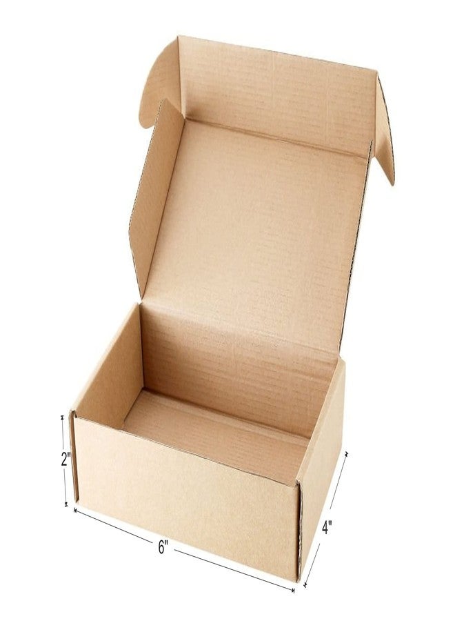 Box Brother 3 Ply Brown Flap Corrugated Packaging Box Size: 6x4x2 Length 6 inch Width 4 inch Height 2 inch 3Ply Corrugated Packaging Box (Pack of 100) - Image 1