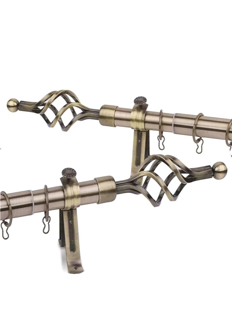 Heavy Duty Extendable Single Curtain Rod 2 Meter - Image 1