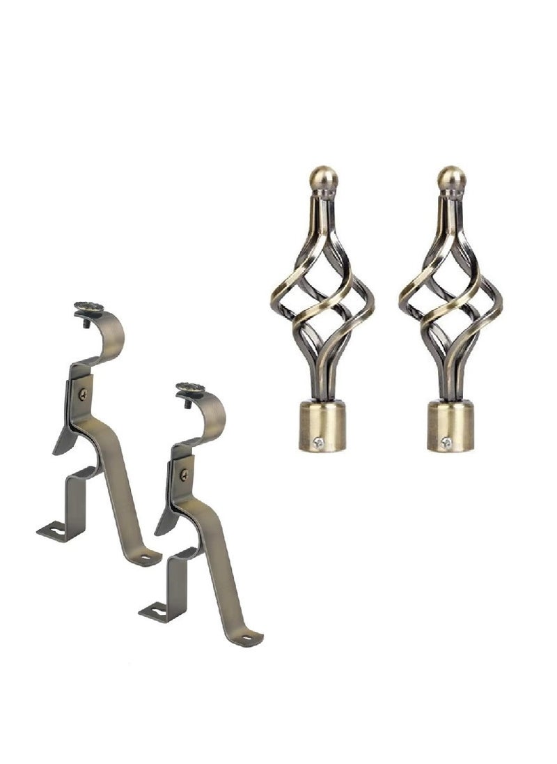 Heavy Duty Extendable Single Curtain Rod 2 Meter - Image 3