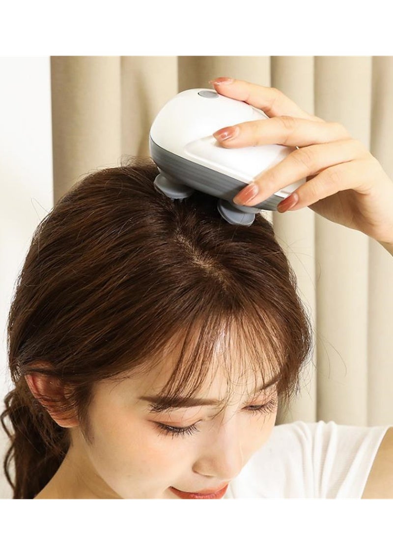 Generic Mini head massager rechargeable massager electric scalp claw hand multifunctional kneading physiotherapy device  - Image 4