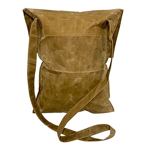 The Pathfinder School Durable Ripstop Waxed Canvas Bag - Haversack - Bushcraft Gear - Single Strap Hiking Pack Gathering Satchel - Pathfinder Survival Bushcraft Bag - 15" x 12" - Image 3
