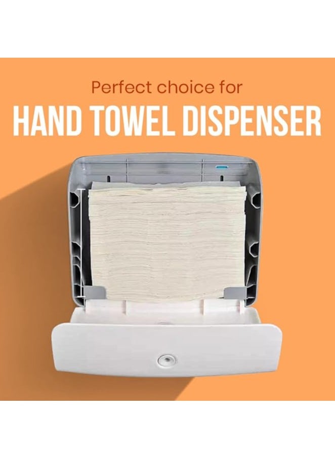 Midwest - 150-Sheet Interfold Tissue Hand Towel 20 Packets | 150x20 = 3000 Sheets - Image 1