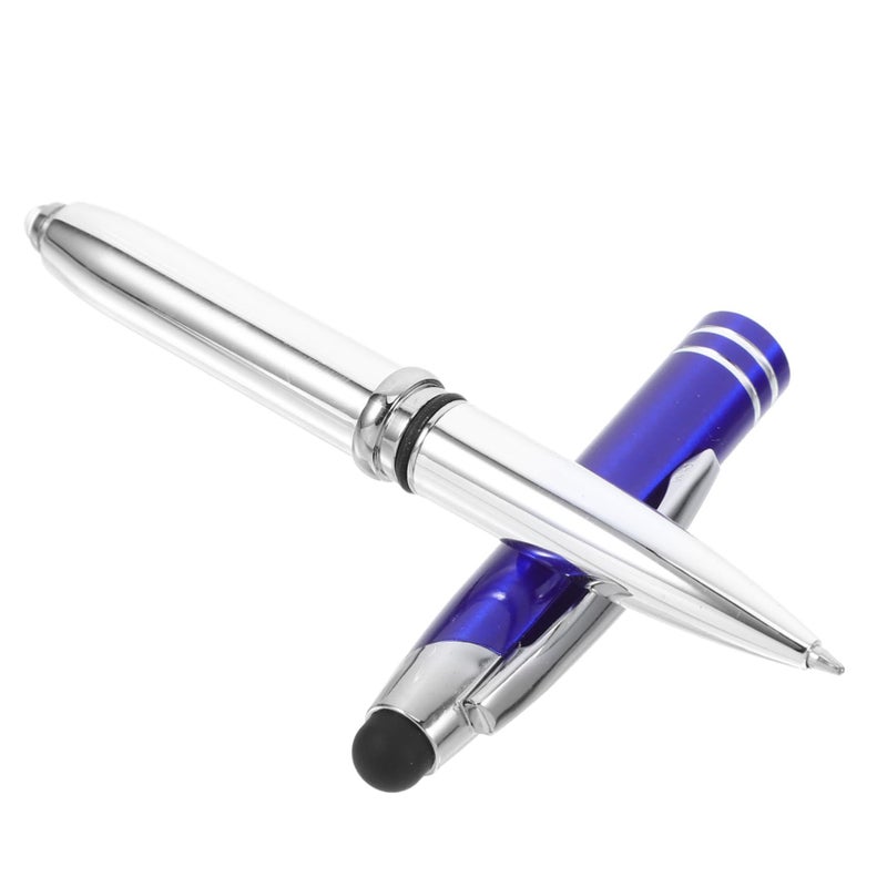 Blue LED Stylus Pen Lightweight for Touch Screen Tablets Smartphones Low Light Writing - Image 2