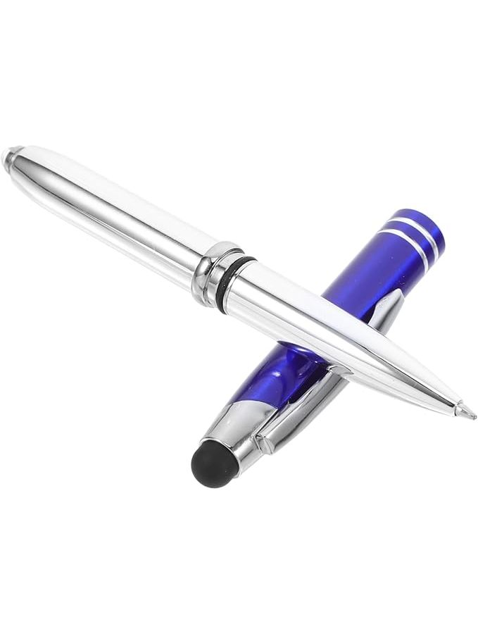 Blue LED Stylus Pen Lightweight for Touch Screen Tablets Smartphones Low Light Writing - Image 1